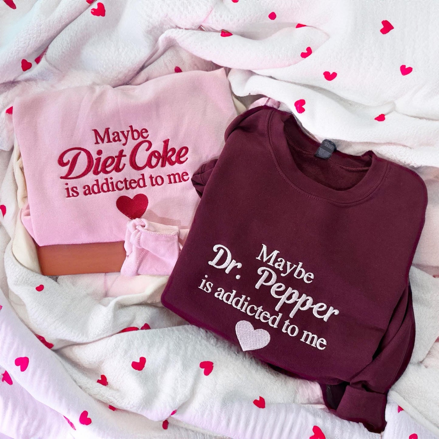 Addicted To Me Sweatshirt-Embroidered and custom available