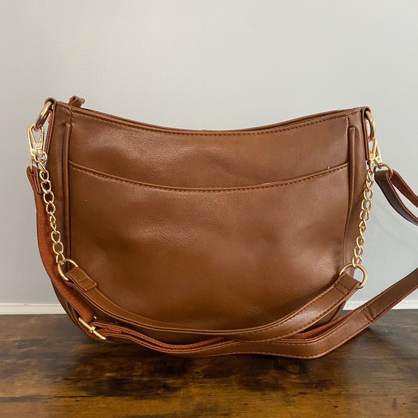 Rachael Crossbody Purse - Faux Leather Strap