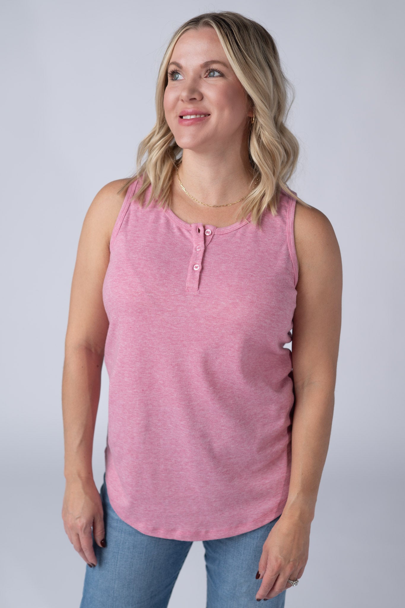 Alison Henley Tank - Rose