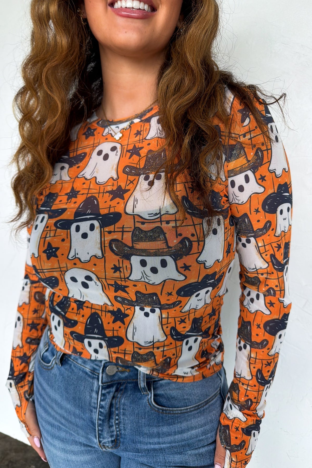 Prebook Boo Crew Mesh Tops