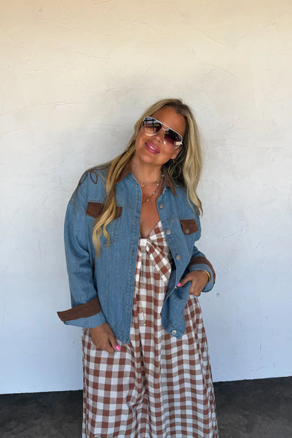 Prebook- COWBOY ROMANCE DENIM JACKET