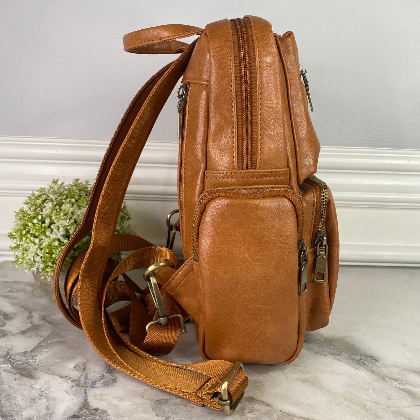 Sydney 2-in-1 Sling + Backpack - Camel