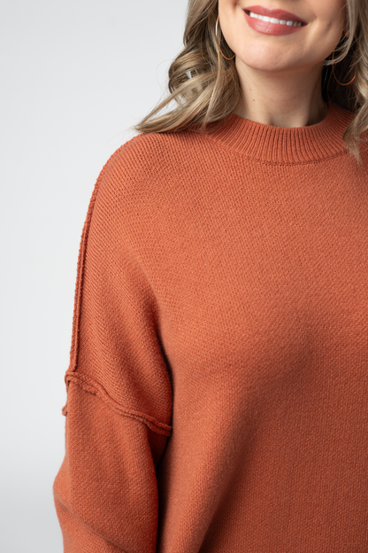 Aurora Cozy Sweater - Pumpkin Spice