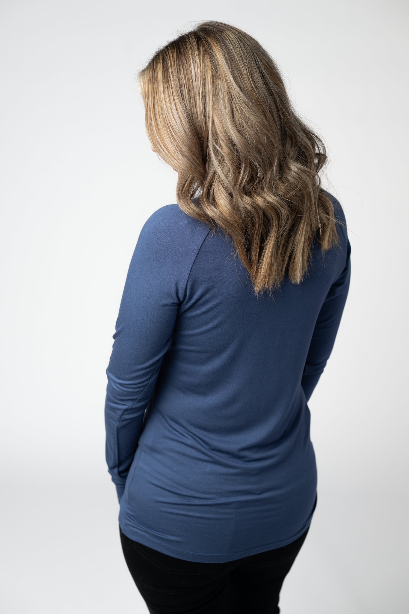 Blair Long Sleeve Top - Blue