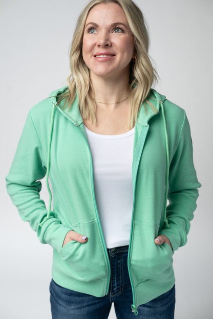 Fullzip Hoodie - Aquamarine