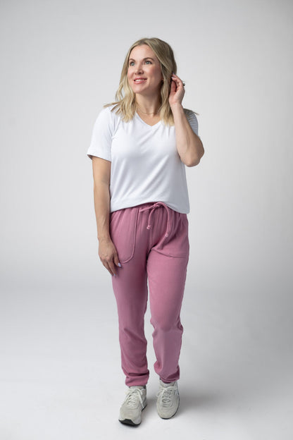Corrine Joggers - Rose
