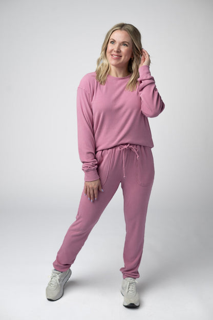 Corrine Joggers - Rose
