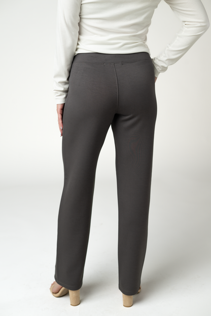 Luxe Ankle Bottoms- Charcoal