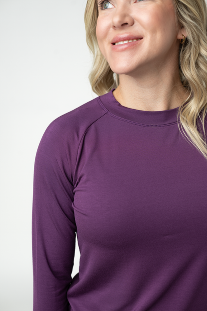 Blair Long Sleeve Top - Purple