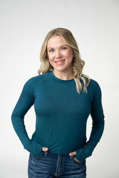 Blair Long Sleeve Top - Teal