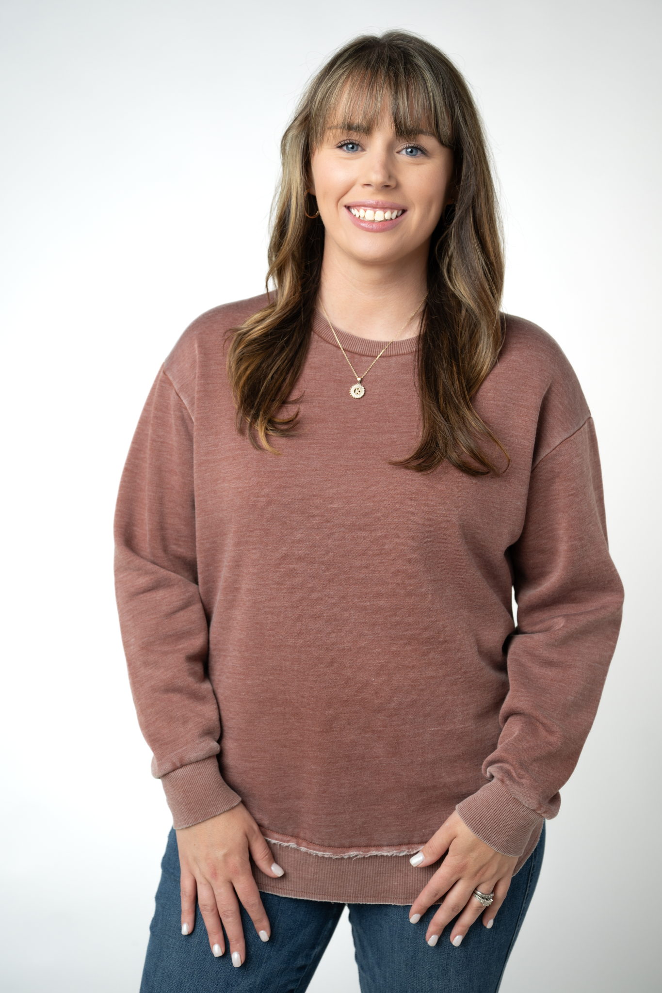 Vintage Wash Pullover - Brown
