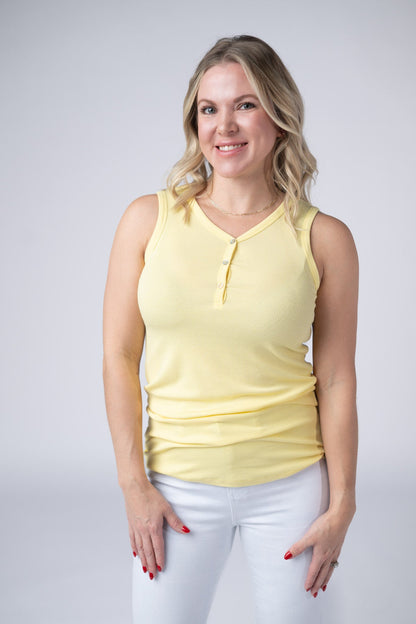 Addison Tank - Yellow