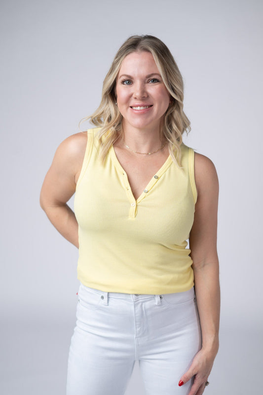 Addison Tank - Yellow
