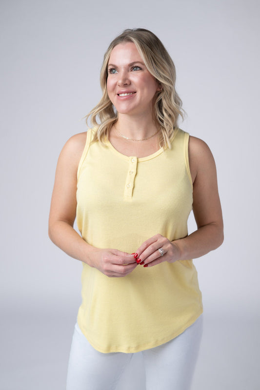 Alison Henley Tank - Yellow