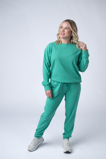 Corrine Joggers - Emerald