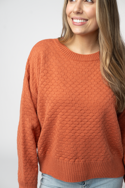 Gianna Pullover Sweater - Pumpkin