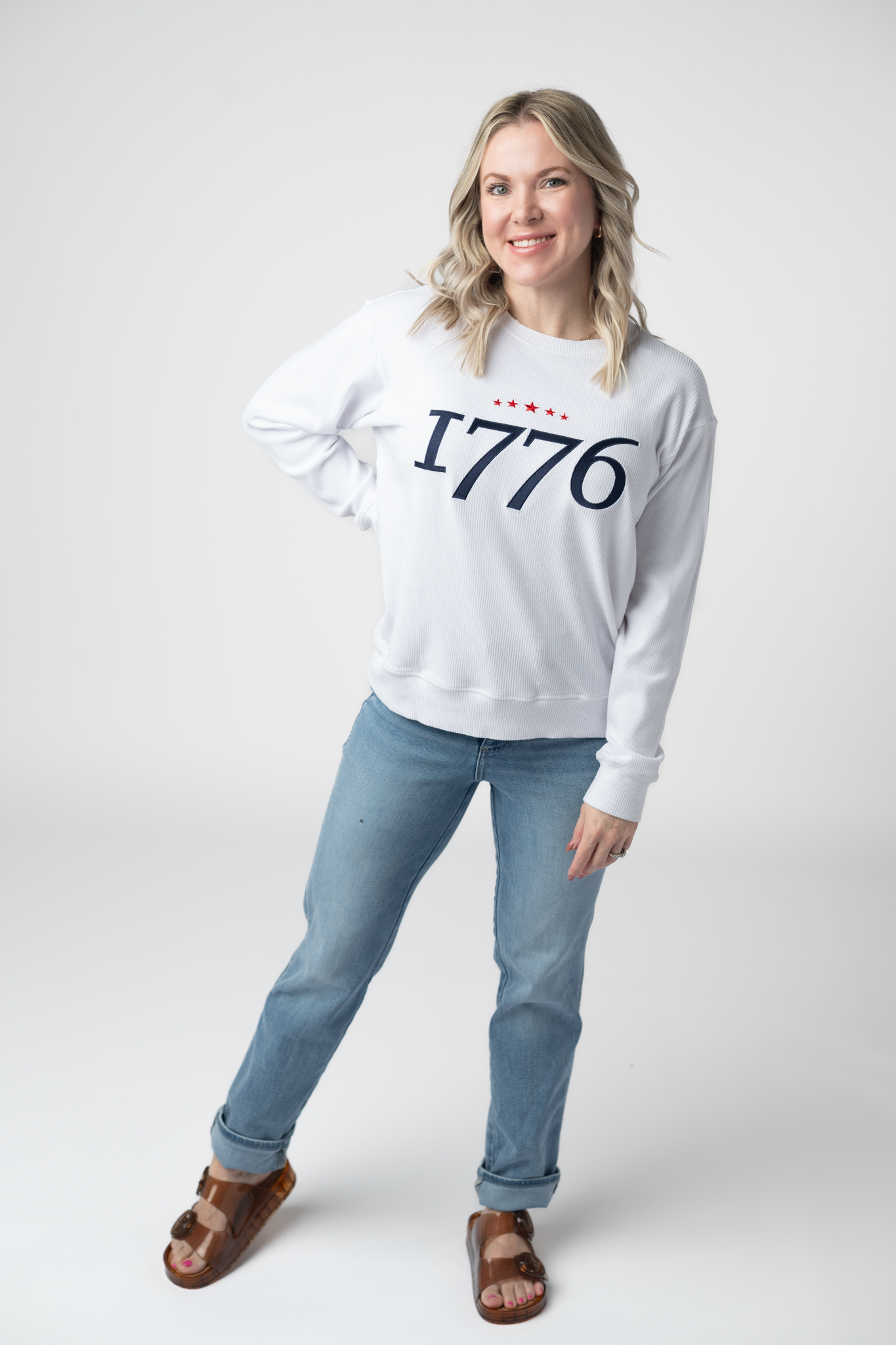 Corrine Embroidered Pullover Top - 1776