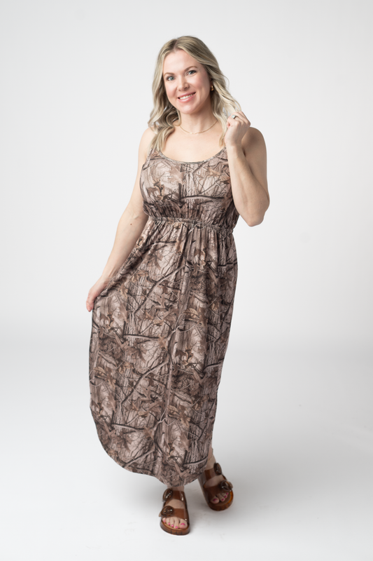 Reagan Dress - Camo