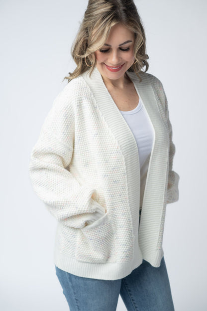 Kinsley Cardigan - Purple, Pink, and Green