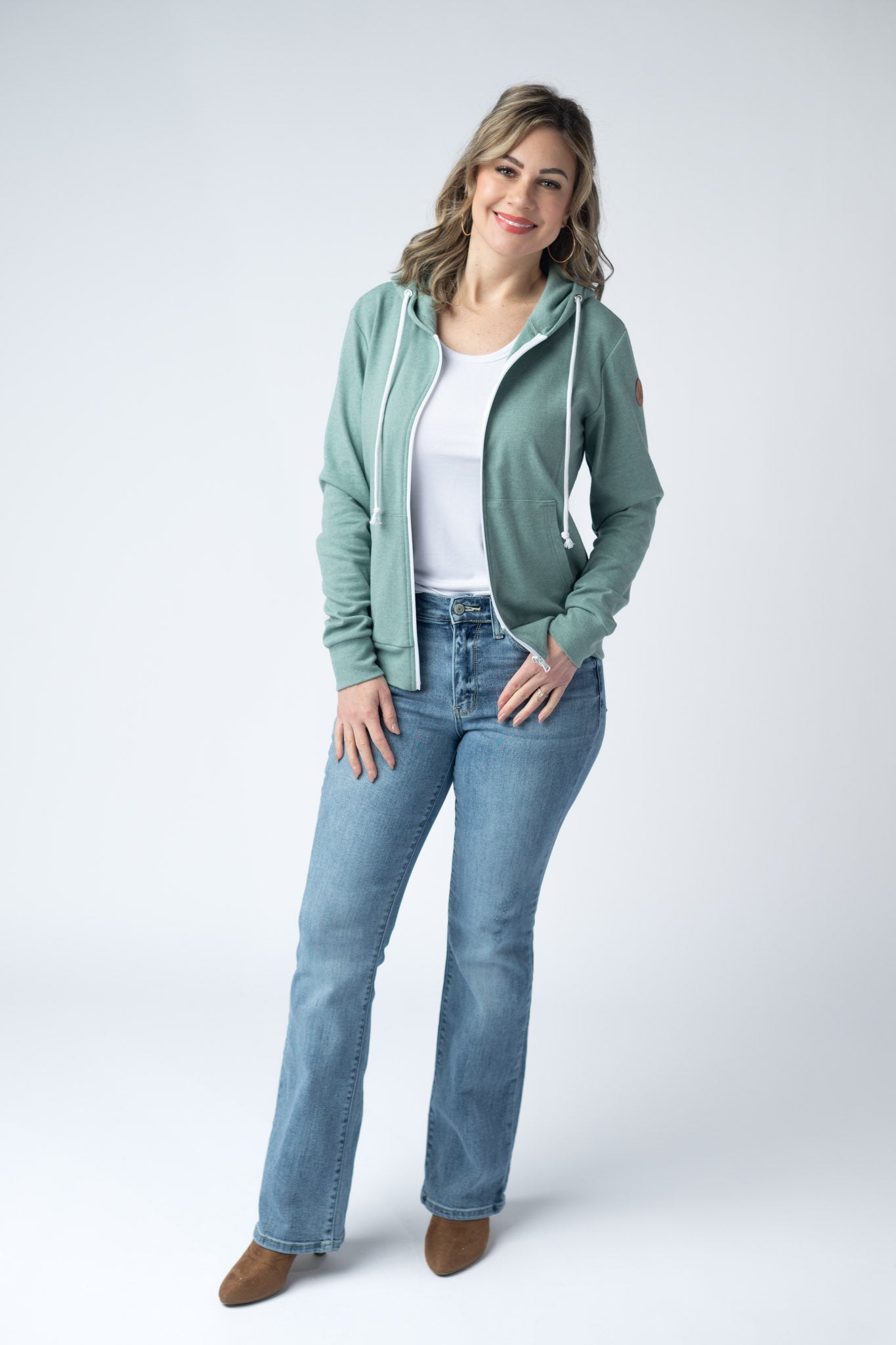 Fullzip Hoodie - Sage