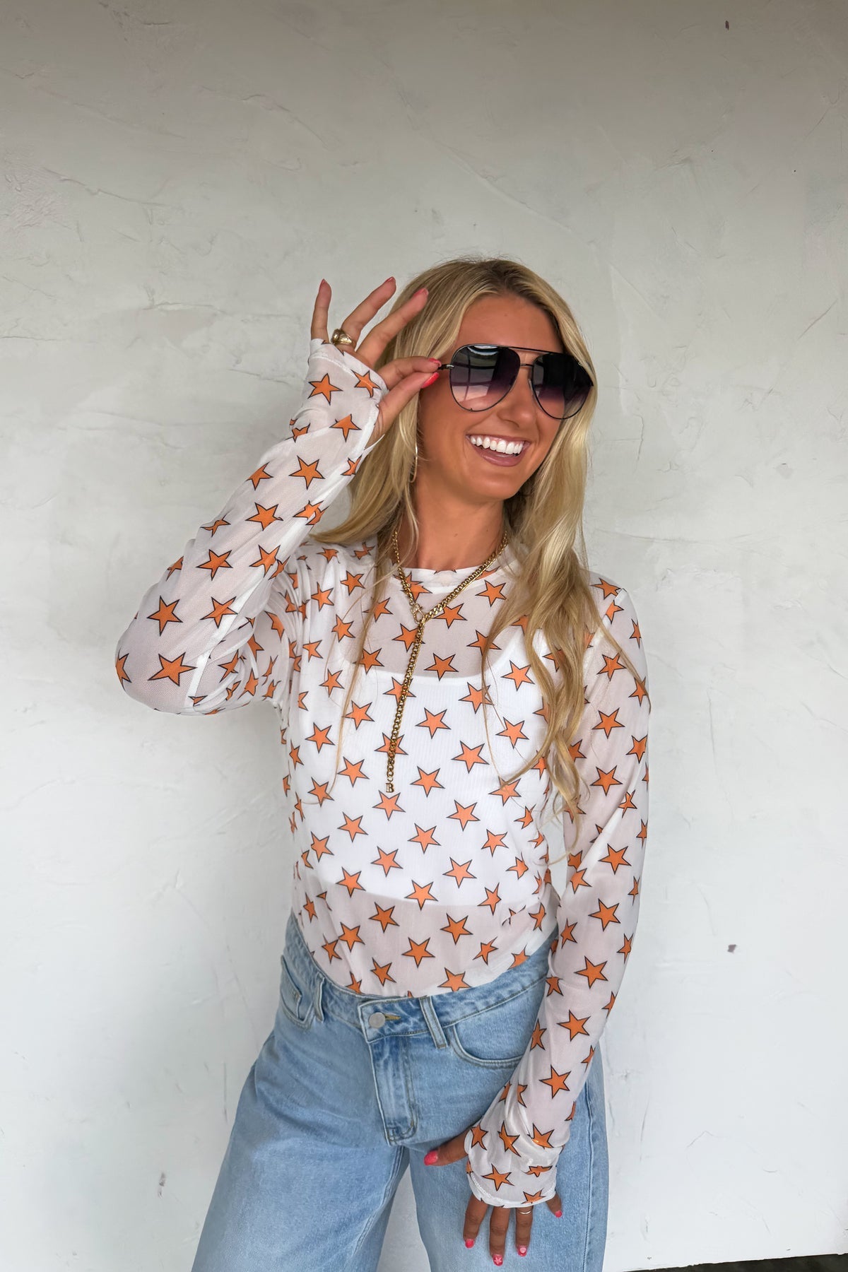 Prebook Boo Crew Mesh Tops