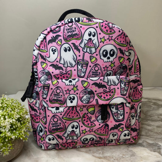 Mini Backpack - Halloween - Watermelon Ghosts