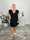 Rebecca Ruffle Sleeve Eyelet Dress-#2-Black