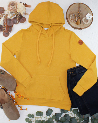 Hailey Hoodie - Mustard