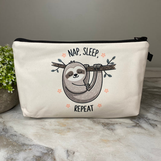 Pouch - Sloth Nap Sleep Repeat