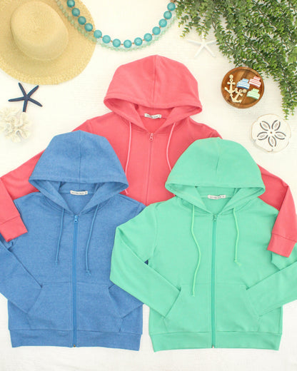 Fullzip Hoodie - Aquamarine