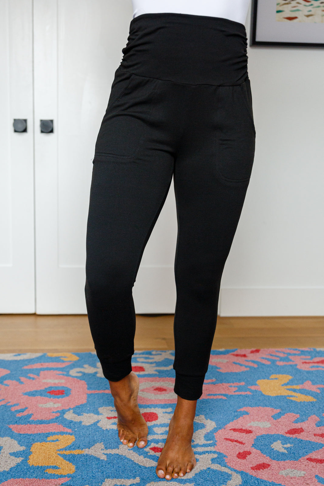 Haley Jogger Legging-#1-Black