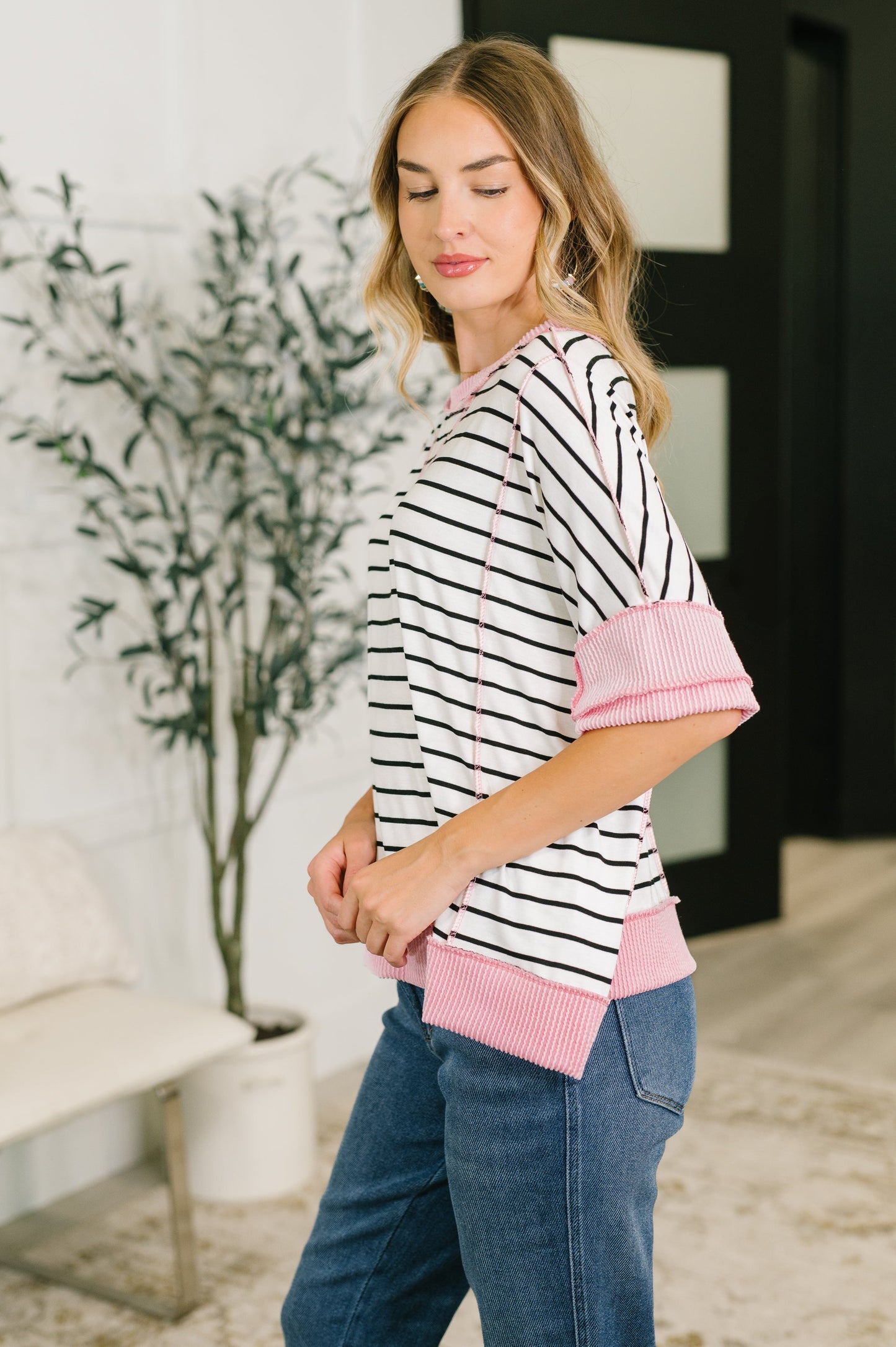 Human Nature Contrast Detailed Top