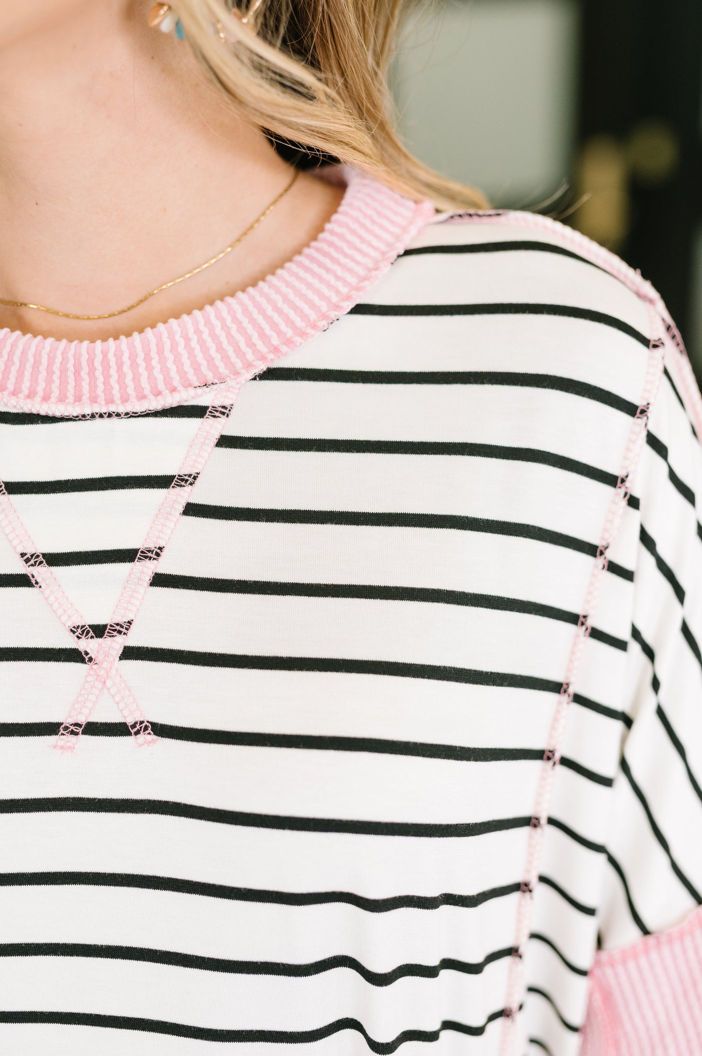 Human Nature Contrast Detailed Top
