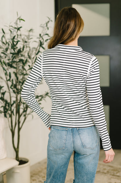 I Know What I Want Long Sleeve Henley Top