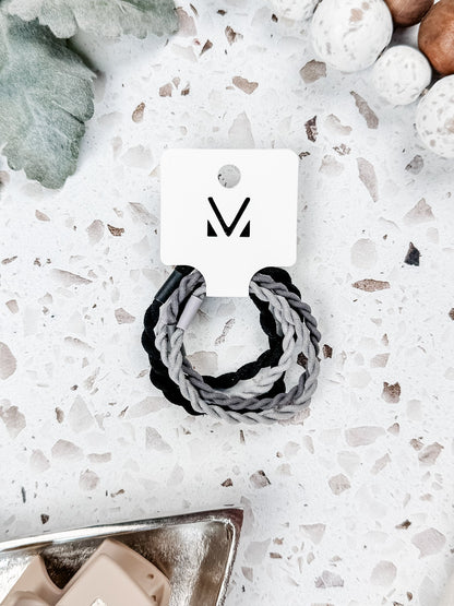 Black and Grey Hair Tie Sets FINAL SALE
