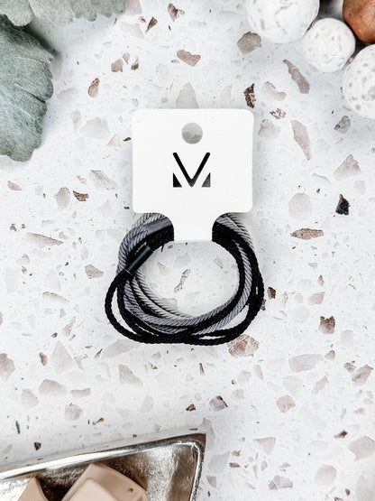 Black and Grey Hair Tie Sets FINAL SALE