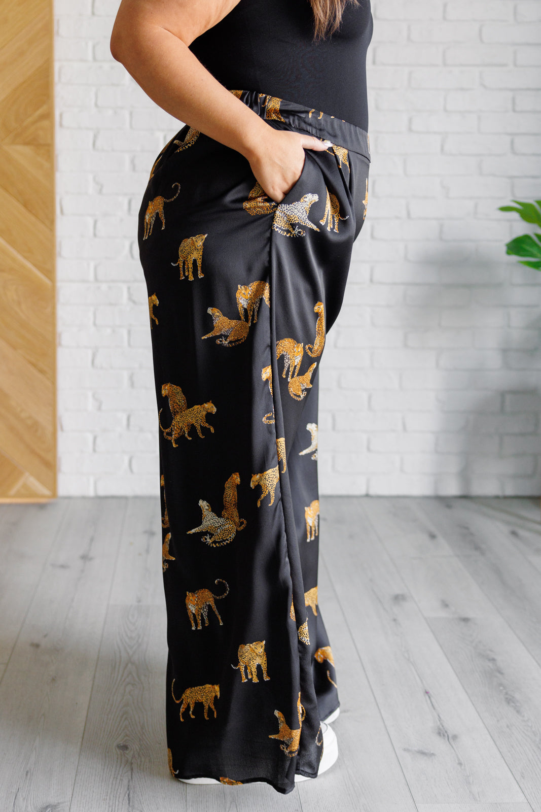 Legendary in Leopard Satin Wide Leg Pants – The Wild Fern Boutique