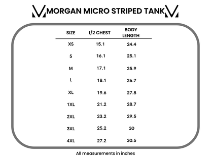 Morgan Micro Striped Tank - Pink