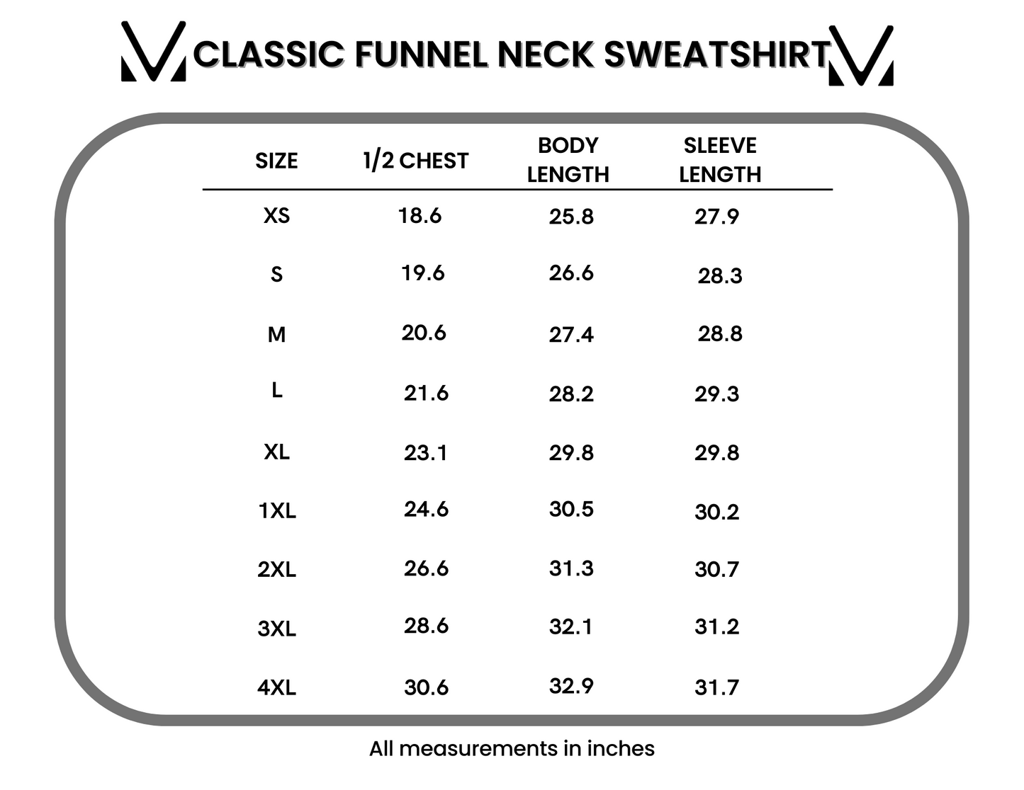Classic Funnel Neck Sweatshirt - Monochrome