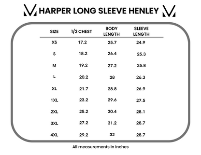 Harper Long Sleeve Henley - Olive