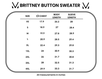 Brittney Button Sweater - Purple