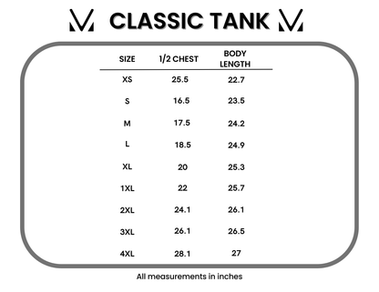 Classic Tank - Blue and White
