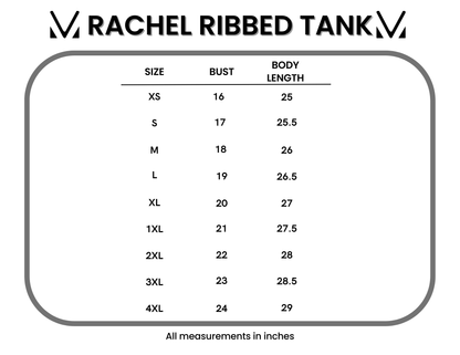 Rachel Ribbed Tank - White