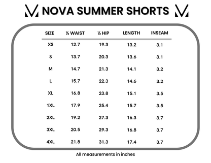 Nova Summer Shorts - Tropical Leaf