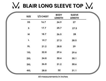 Blair Long Sleeve Top - Mulberry