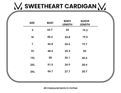 Sweetheart Cardigan - Tan