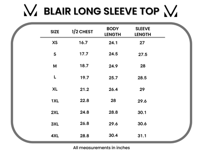 Blair Long Sleeve Top - Classic Pumpkins