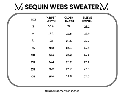 Sequin Webs Sweater