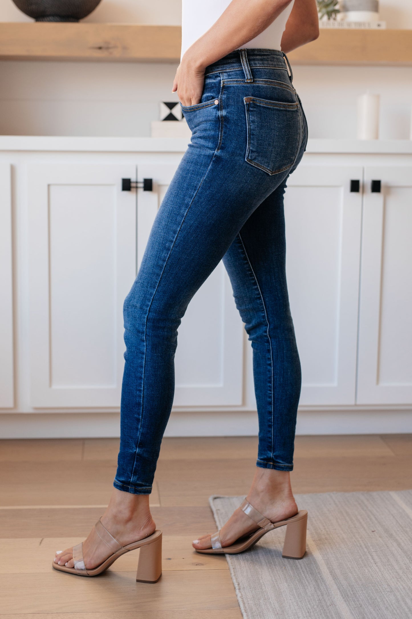 Maxine Mid-Rise Skinny Jeans