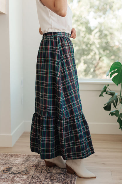 Plaid Perfection Maxi Skirt